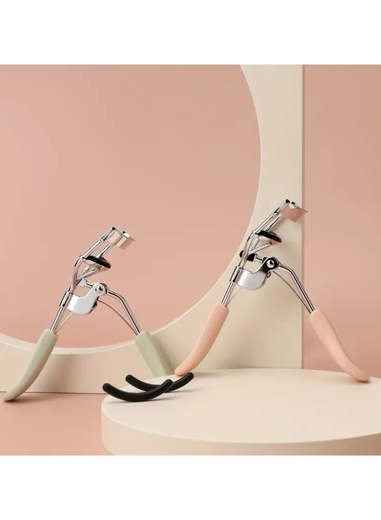 2 PCS Premium Stainless Steel Lash Curler, Makeup Tool, Long Lasting For All Eye Shapes Lash Lift/Extension Of False Eyelashes, Quick Natural Curling - Image 2